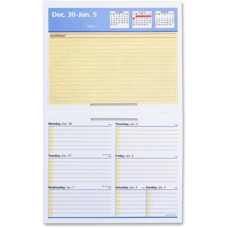 AT-A-GLANCE At A Glance AAGSW70650 Flip-A-Week Desk Calendar Refill; Assorted Color AAGSW70650